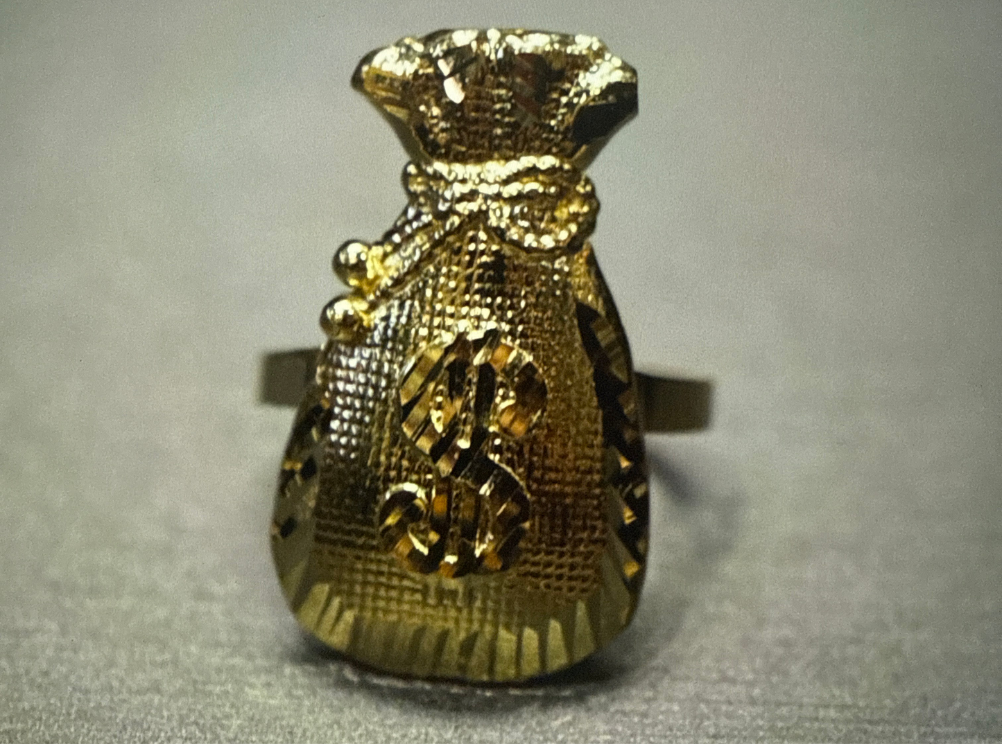 10K Moneybag Ring