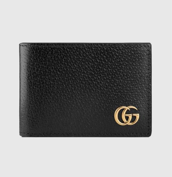 black leather wallet